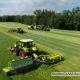 Claas Maschinen bei der Arbeit auf dem Grünland