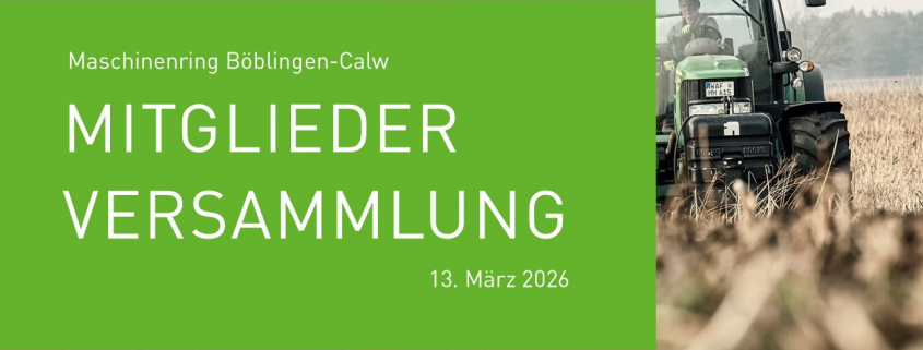 Startfolie Mitgliederversammlung 2026