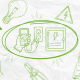 Sammlung Icons zur Elektroprüfung